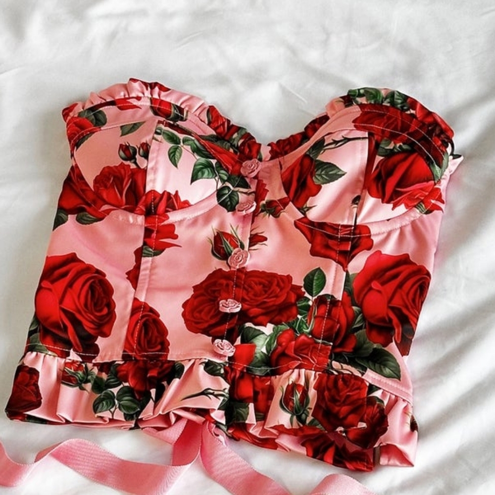 La Bella Vita Corset Top by Dolls Kill size XXL NWT